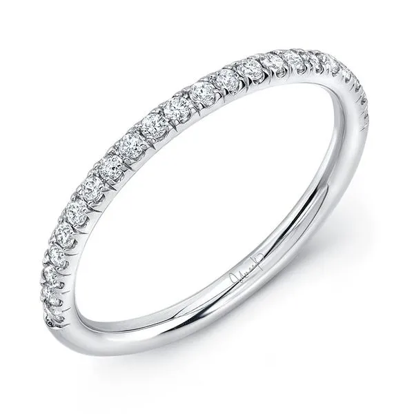 14K White Gold Straight Diamond Wedding Band Koerbers Fine Jewelry Inc New Albany, IN