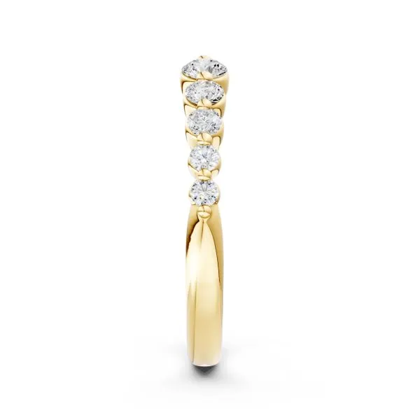 18K Yellow Gold 10 Stone Stackable Diamond Band Image 2 Koerbers Fine Jewelry Inc New Albany, IN