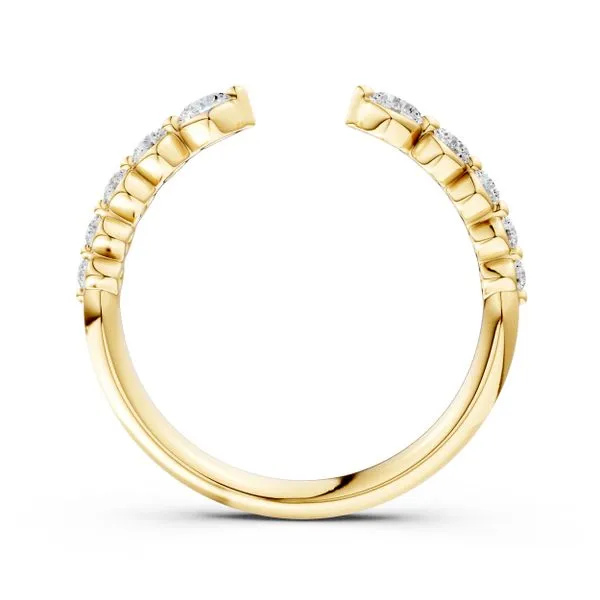 18K Yellow Gold 10 Stone Stackable Diamond Band Image 3 Koerbers Fine Jewelry Inc New Albany, IN