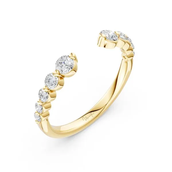 18K Yellow Gold 10 Stone Stackable Diamond Band Koerbers Fine Jewelry Inc New Albany, IN