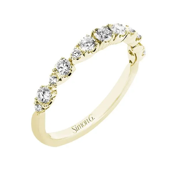 18K Yellow Gold 13 Stone Diamond Wedding Band Koerbers Fine Jewelry Inc New Albany, IN