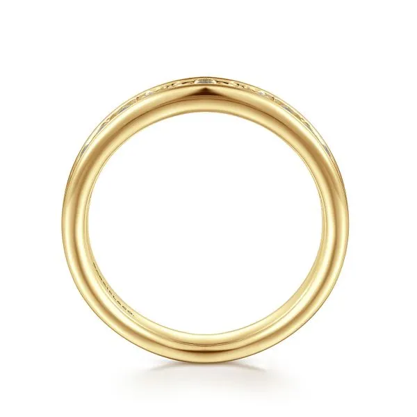14K Yellow Gold Channel Set Diamond Wedding Band Image 2 Koerbers Fine Jewelry Inc New Albany, IN