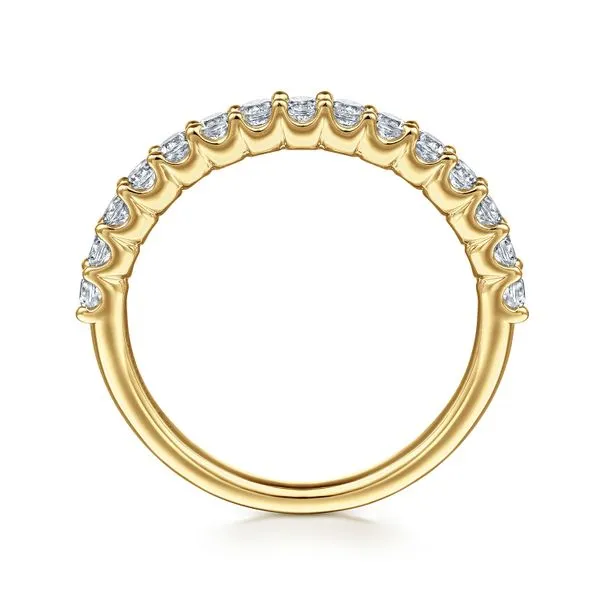 14K White Gold Shared Prong Set Diamond Wedding Band Image 2 Koerbers Fine Jewelry Inc New Albany, IN