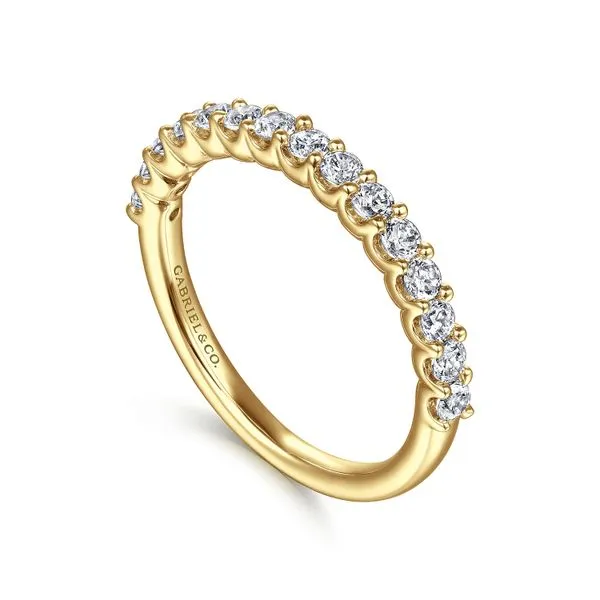 14K White Gold Shared Prong Set Diamond Wedding Band Image 3 Koerbers Fine Jewelry Inc New Albany, IN