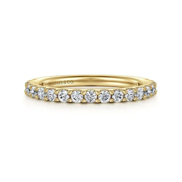 14K Yellow Gold Diamond Anniversary Wedding Band Koerbers Fine Jewelry Inc New Albany, IN