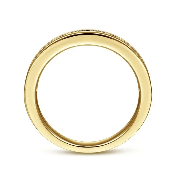 14K Yellow Gold Channel Set Diamond Wedding Band Image 2 Koerbers Fine Jewelry Inc New Albany, IN