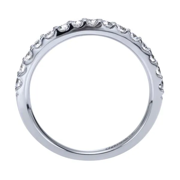 14K White Gold Shared Prong Diamond Wedding Band Image 3 Koerbers Fine Jewelry Inc New Albany, IN