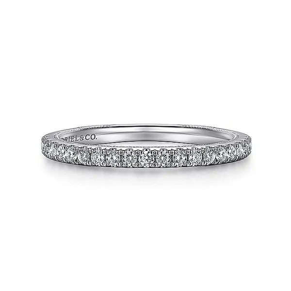 14K White Gold Diamond Matching Wedding Band Koerbers Fine Jewelry Inc New Albany, IN