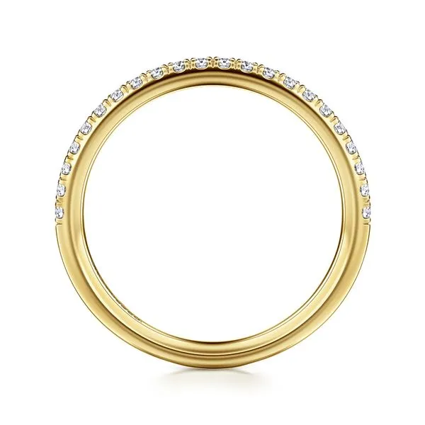 14K Yellow Gold Diamond Matching Wedding Band Image 2 Koerbers Fine Jewelry Inc New Albany, IN