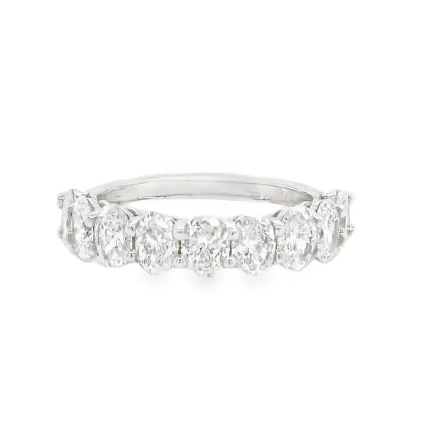 18K White Gold 9 Stone Diamond Wedding Band 1.88 CTW Koerbers Fine Jewelry Inc New Albany, IN