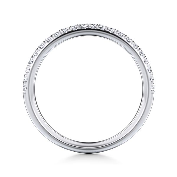 14K White Gold Diamond Matching Wedding Band Image 2 Koerbers Fine Jewelry Inc New Albany, IN