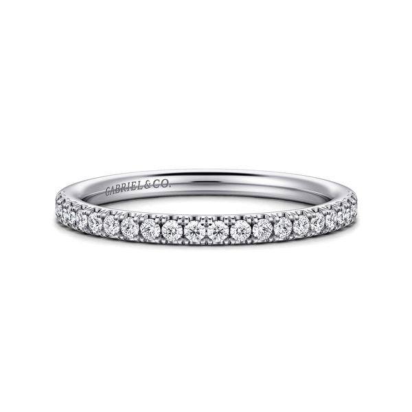 14K White Gold Diamond Matching Wedding Band Koerbers Fine Jewelry Inc New Albany, IN