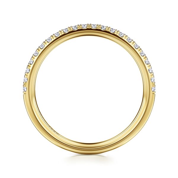 14K Yellow Gold Diamond Matching Wedding Band Image 2 Koerbers Fine Jewelry Inc New Albany, IN