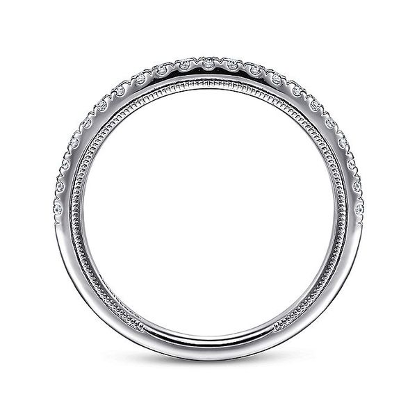 14K White Gold Diamond Matching Wedding Band Image 2 Koerbers Fine Jewelry Inc New Albany, IN