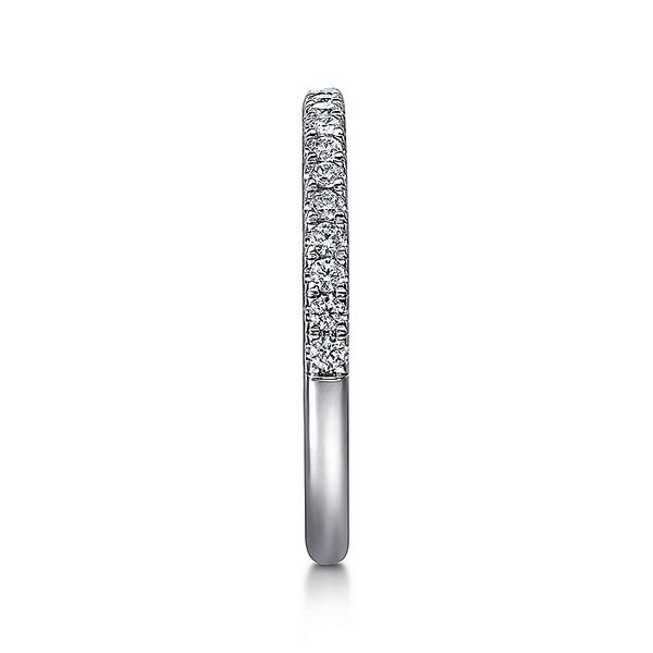 14K White Gold Diamond Matching Wedding Band Image 4 Koerbers Fine Jewelry Inc New Albany, IN