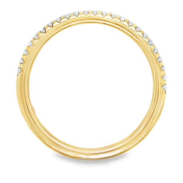 14K Yellow Gold Diamond Wedding Band Image 3 Koerbers Fine Jewelry Inc New Albany, IN