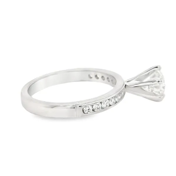 18K White Gold Diamond Engagement Ring Image 4 Koerbers Fine Jewelry Inc New Albany, IN