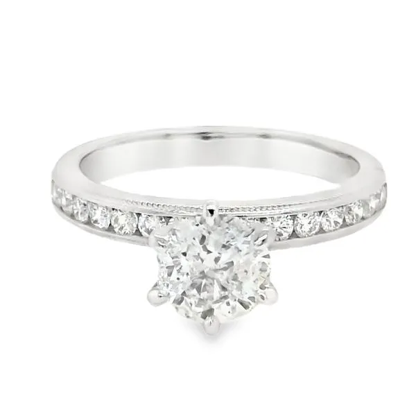 18K White Gold Diamond Engagement Ring Koerbers Fine Jewelry Inc New Albany, IN
