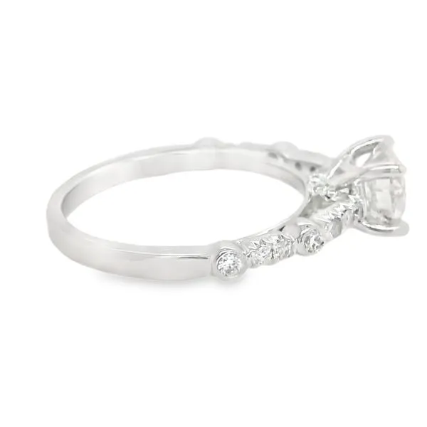14K White Gold Diamond Engagement Ring Image 4 Koerbers Fine Jewelry Inc New Albany, IN