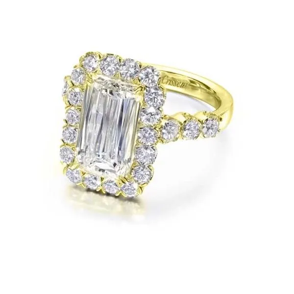 18K Yellow Gold Diamond Engagement Ring Koerbers Fine Jewelry Inc New Albany, IN