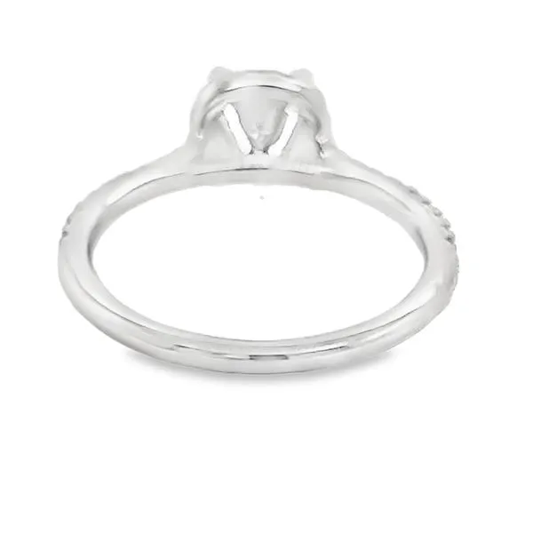 14K White Gold Halo Diamond Engagement Ring Image 3 Koerbers Fine Jewelry Inc New Albany, IN