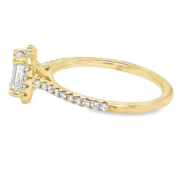 14K Yellow Gold Diamond Engagement Ring Image 2 Koerbers Fine Jewelry Inc New Albany, IN