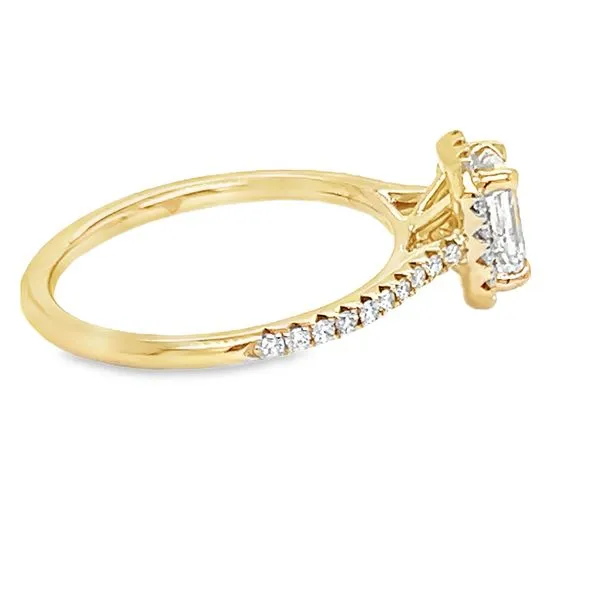 14K Yellow Gold Diamond Engagement Ring Image 4 Koerbers Fine Jewelry Inc New Albany, IN