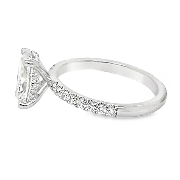 14K White Gold Diamond Engagement Ring Image 2 Koerbers Fine Jewelry Inc New Albany, IN