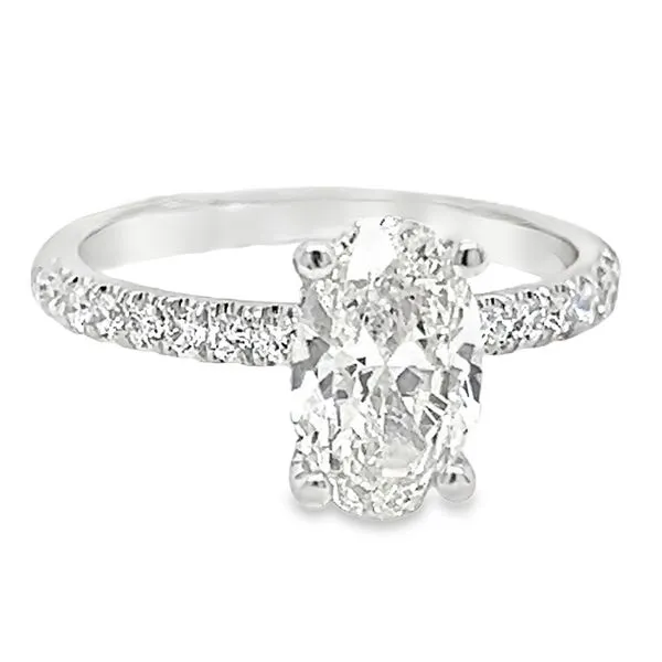 14K White Gold Diamond Engagement Ring Koerbers Fine Jewelry Inc New Albany, IN