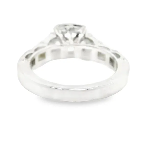 18K White Gold Halo Engagement Ring Image 3 Koerbers Fine Jewelry Inc New Albany, IN