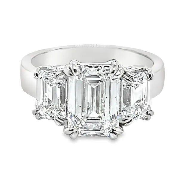 Platinum Three Stone Engagement Ring Koerbers Fine Jewelry Inc New Albany, IN