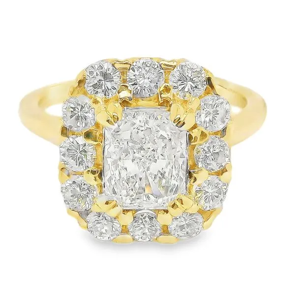14K Natural Radiant Cut Diamond Engagement Ring weighing 2.79 CTTW Koerbers Fine Jewelry Inc New Albany, IN