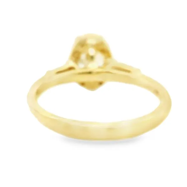 14K Natural Oval Diamond Halo Engagment Ring 1.17 CTTW Image 3 Koerbers Fine Jewelry Inc New Albany, IN