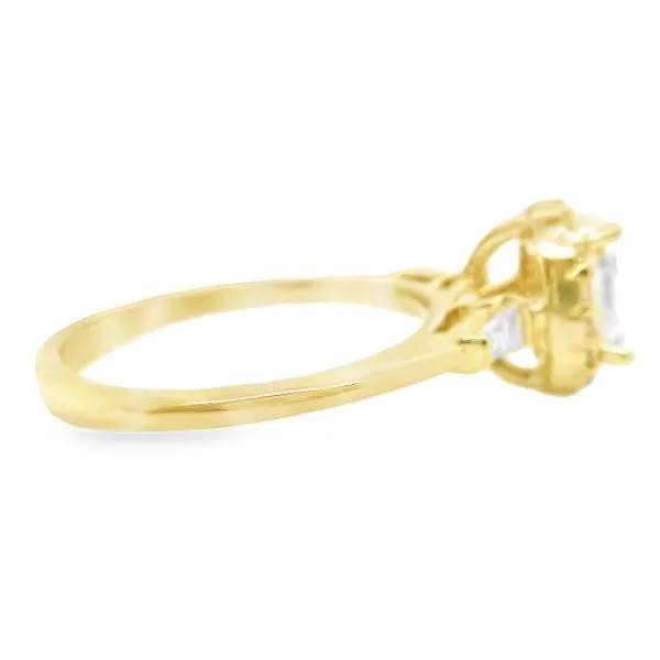 14K Natural Oval Diamond Halo Engagment Ring 1.17 CTTW Image 4 Koerbers Fine Jewelry Inc New Albany, IN