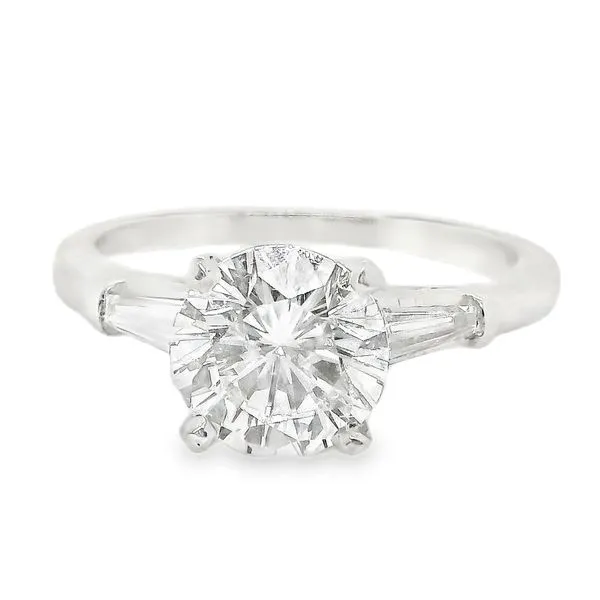 Platinum Three Stone Engagement Ring Koerbers Fine Jewelry Inc New Albany, IN