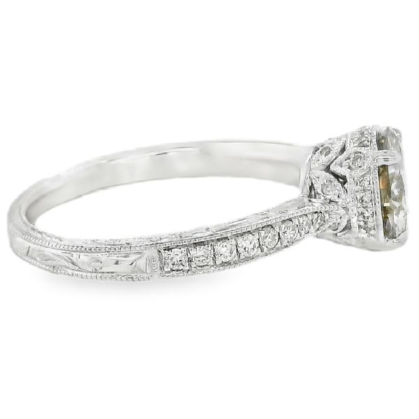 14K Single Row Natural Round Diamond Engagement Ring 1.52 CTW Image 2 Koerbers Fine Jewelry Inc New Albany, IN