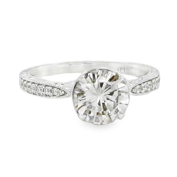 14K Single Row Natural Round Diamond Engagement Ring 1.52 CTW Koerbers Fine Jewelry Inc New Albany, IN