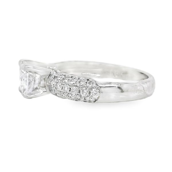 18K Pave Natural Dream Diamond Engagement Ring 1.69 CTW Image 2 Koerbers Fine Jewelry Inc New Albany, IN