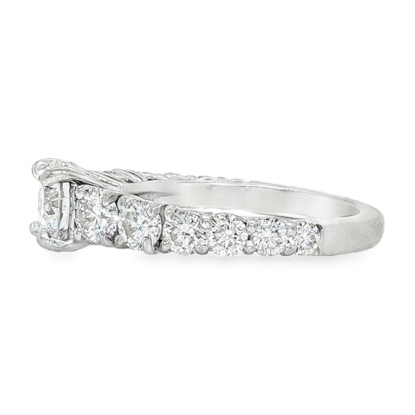Platinum Single Row Natural Round Diamond Engagement Ring 2.03 CTW Image 2 Koerbers Fine Jewelry Inc New Albany, IN