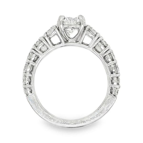 Platinum Single Row Natural Round Diamond Engagement Ring 2.03 CTW Image 3 Koerbers Fine Jewelry Inc New Albany, IN