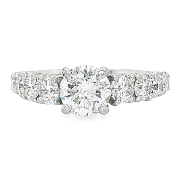 Platinum Single Row Natural Round Diamond Engagement Ring 2.03 CTW Koerbers Fine Jewelry Inc New Albany, IN