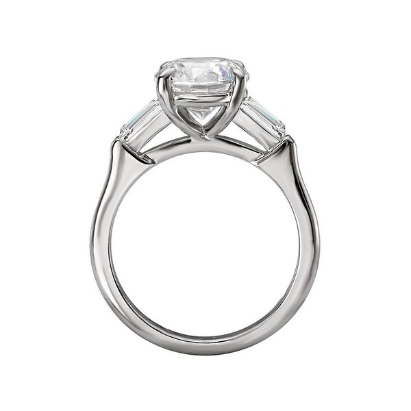 KIM INTERNATIONAL 14K Three Stone Natural Round Diamond Engagement Ring 1.85 CTW Image 4 Koerbers Fine Jewelry Inc New Albany, IN