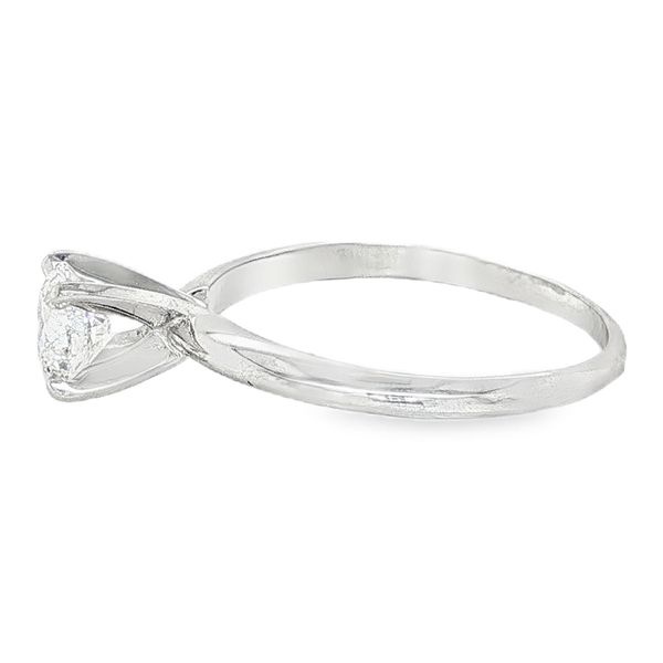 14K Solitaire Natural Round Diamond Engagement Ring 0.8 CTW Image 2 Koerbers Fine Jewelry Inc New Albany, IN