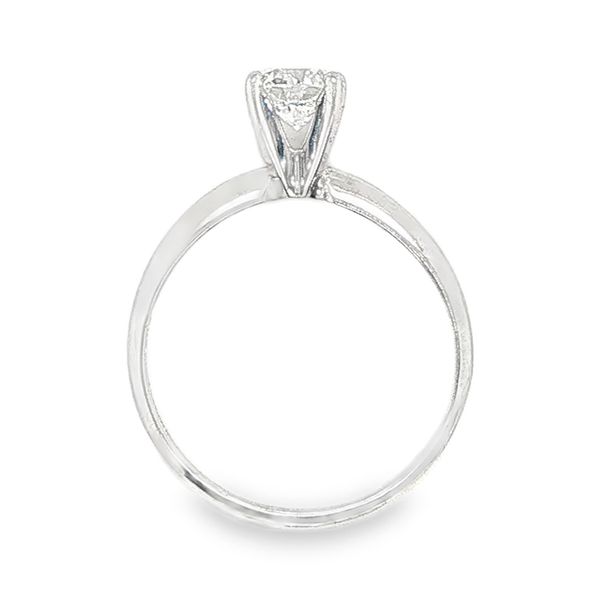 14K Solitaire Natural Round Diamond Engagement Ring 0.8 CTW Image 3 Koerbers Fine Jewelry Inc New Albany, IN