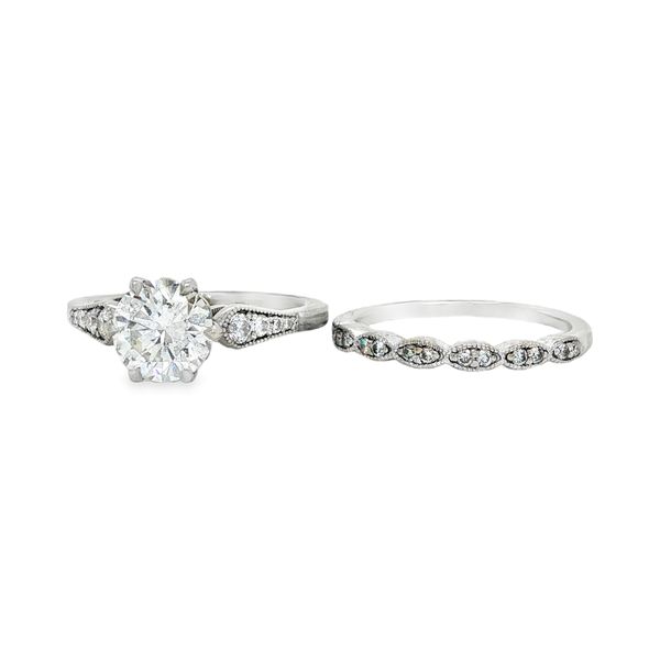 14K White Gold Diamond Wedding Set Koerbers Fine Jewelry Inc New Albany, IN