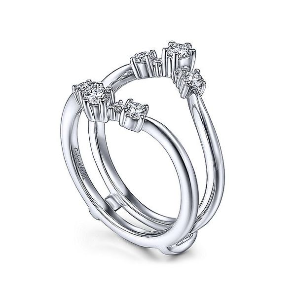 14K White Gold Prong Set Diamond Wedding Enhancer Image 2 Koerbers Fine Jewelry Inc New Albany, IN