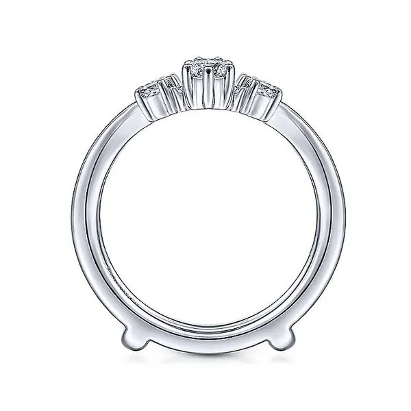 14K White Gold Prong Set Diamond Wedding Enhancer Image 3 Koerbers Fine Jewelry Inc New Albany, IN