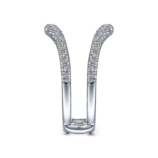 14K White Gold Diamond Ring Enhancer Image 4 Koerbers Fine Jewelry Inc New Albany, IN