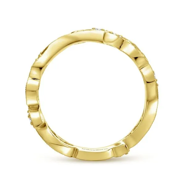 14k Yellow Gold Stackable Ladies Ring Image 3 Koerbers Fine Jewelry Inc New Albany, IN