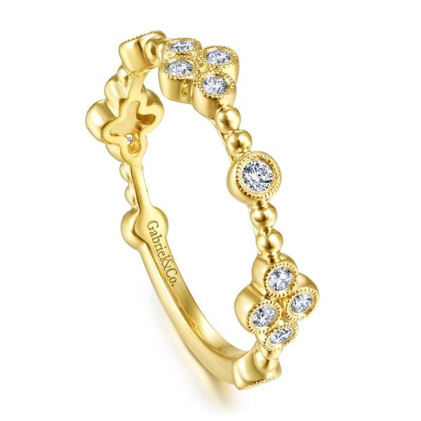 Lady's 14k Yellow Gold Stackable Ring Image 2 Koerbers Fine Jewelry Inc New Albany, IN